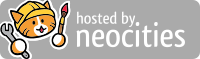 This is an image that says 'hosted by neocites'